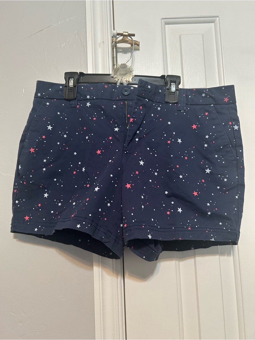 Magellan Outdoors Navy Star-Print Shorts